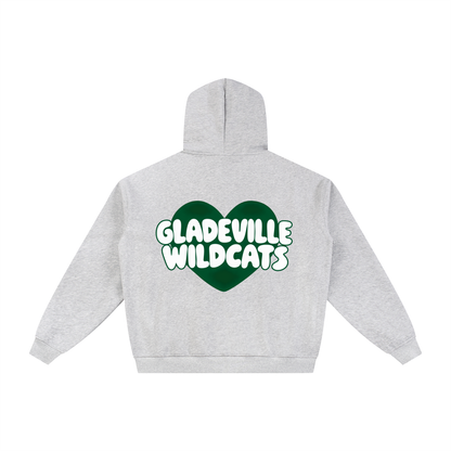 Simple Gladeville Essential Fleece Zip-Through Hoodie