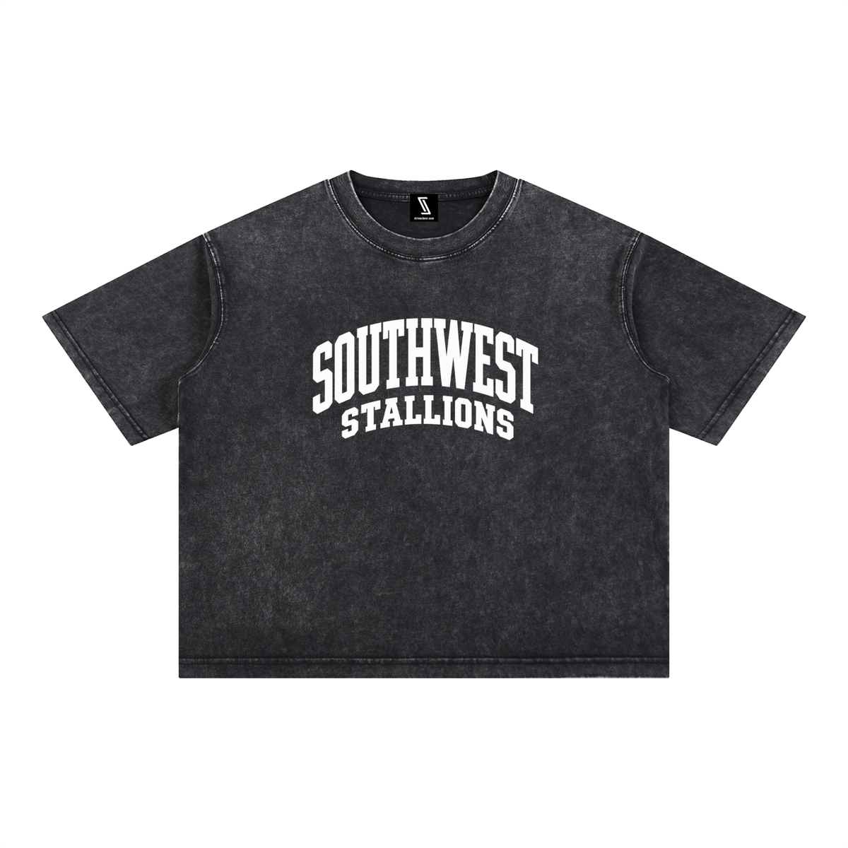 Mineral Wash Boxy Cotton T-Shirt