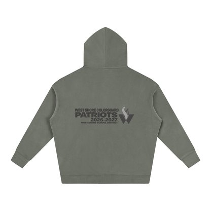 Vector Star Front West Shore Oversize Fleeced Hoodie