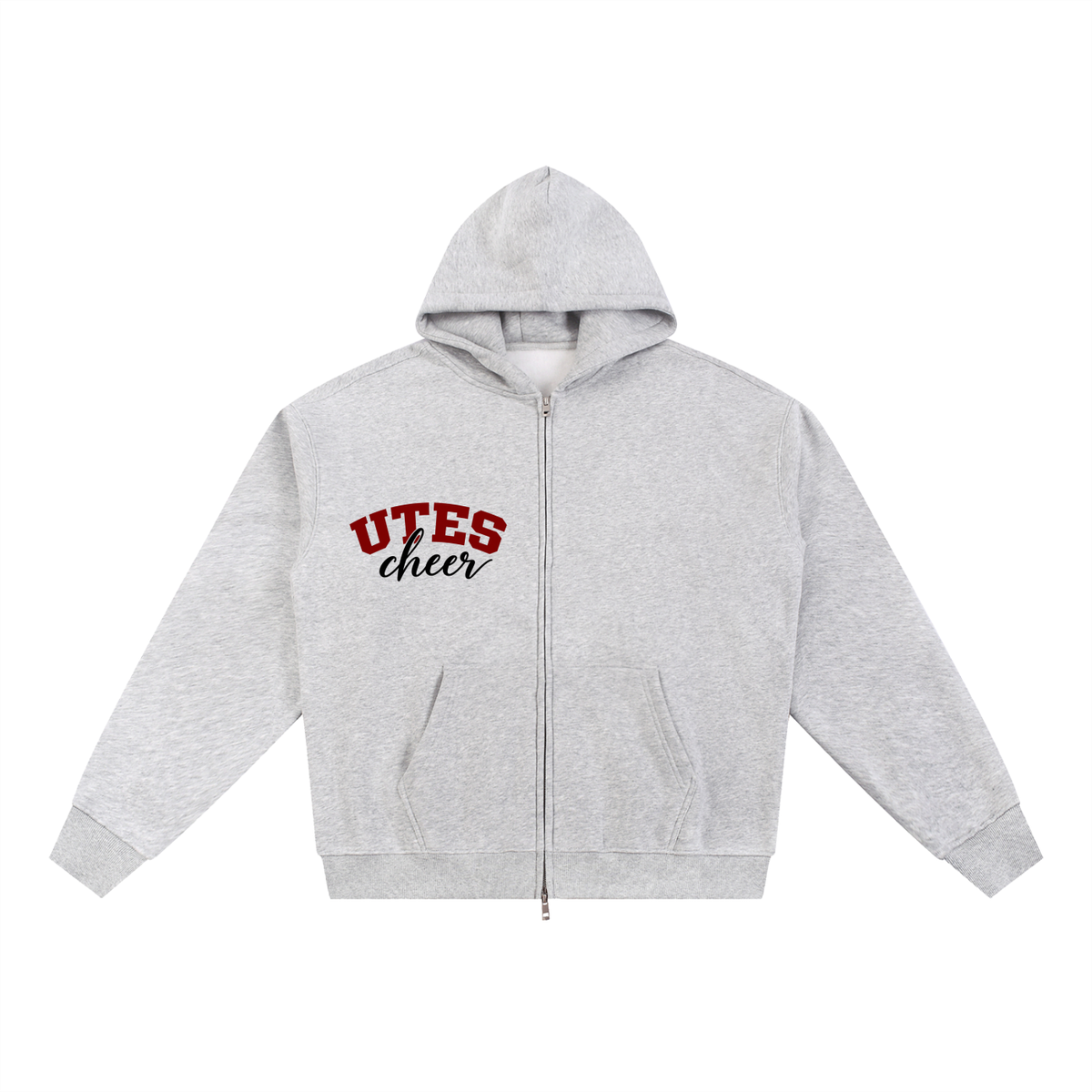 Classic Utes Zip-Through Boxy Fleece Hoodie