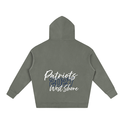 Cursive Front West Shore Oversize Fleeced Hoodie