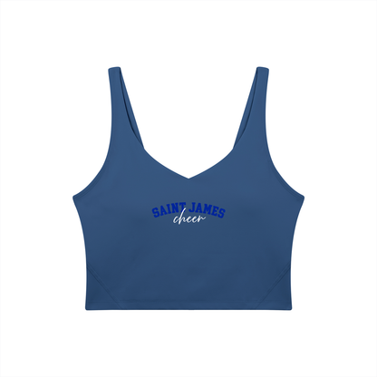 Cursive Saint James Women's V-Neck Yoga Sports Bra