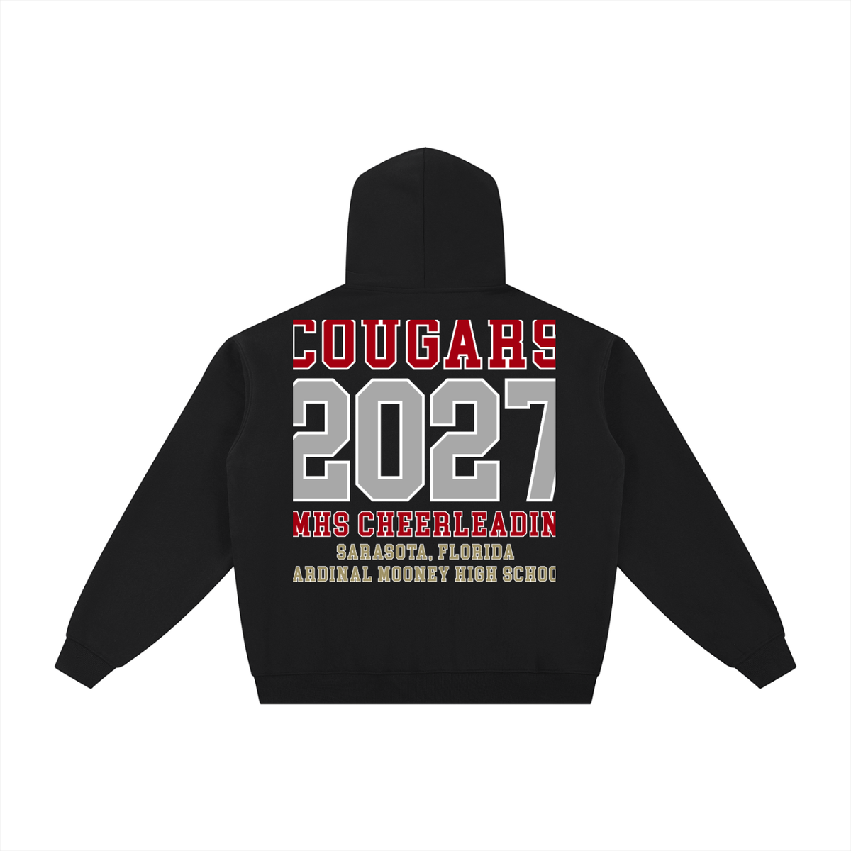 Year Cardinal Mooney Essential Fleece Zip-Through Hoodie
