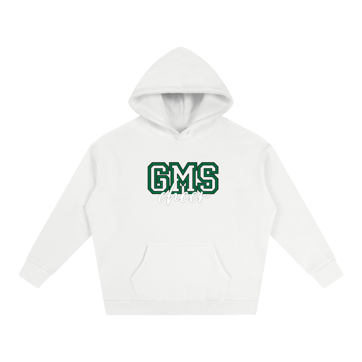 Cursive Front Gladeville Oversize Fleeced Hoodie