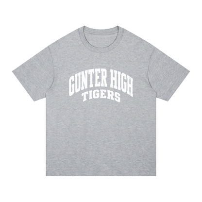 Basic 2 White Gunter Unisex Regular Fit Cotton T-Shirt