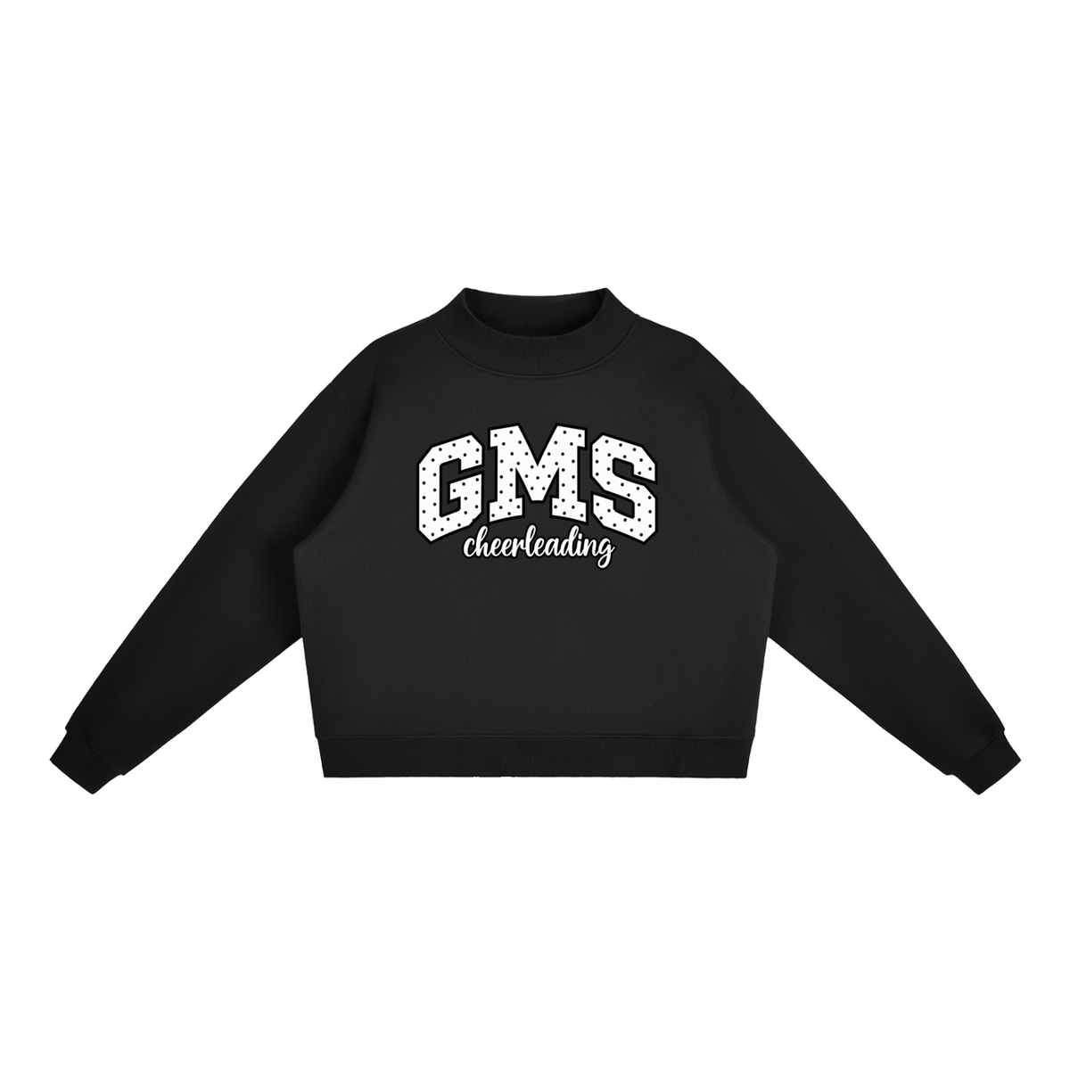 Essential Fleece Mock-Neck Crew Sweatshirt
