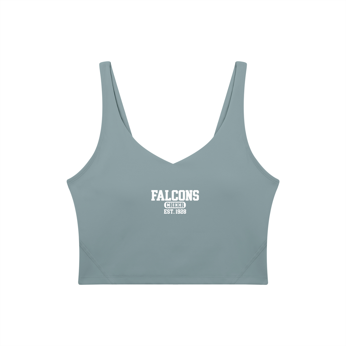 Old School Fitch Women's V-Neck Yoga Sports Bra