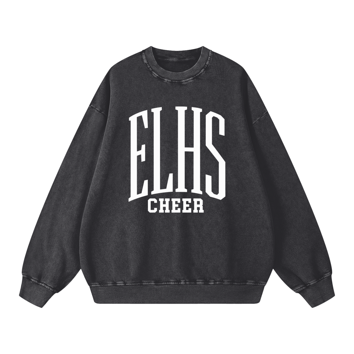 Basic 3 East Lyme Snow Washed Oversized Sweatshirt
