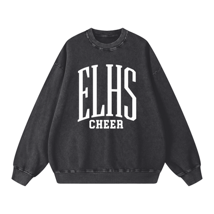 Basic 3 East Lyme Snow Washed Oversized Sweatshirt