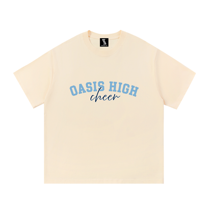 Cursive Oasis Essential Oversized Cotton T-Shirt