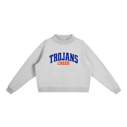 Basic 1 James Island Essential Fleece Mock-Neck Crew Sweatshirt
