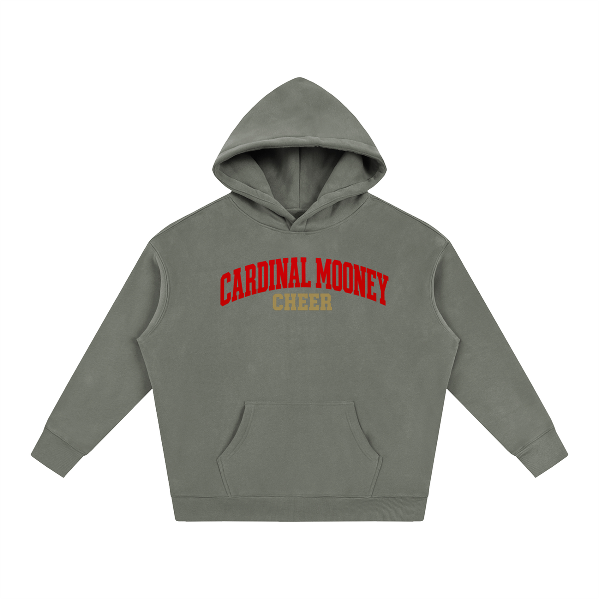 Basic 1 Cardinal Mooney Oversize Fleeced Hoodie