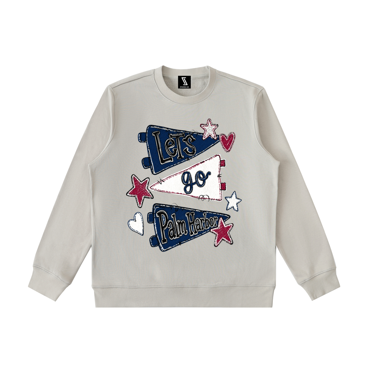 Lets Go Palm Harbor Essential Heavyweight Crewneck Sweatshirt