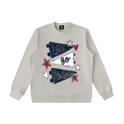 Lets Go Palm Harbor Essential Heavyweight Crewneck Sweatshirt