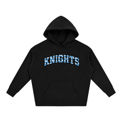 Striped Knights Oversize Fleeced Hoodie