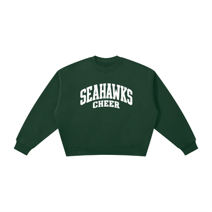 Seahawks Boxy Fleece Crewneck Sweatshirt