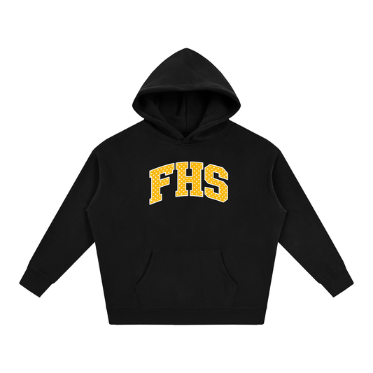 Polka Dot Fenway Oversize Fleeced Hoodie
