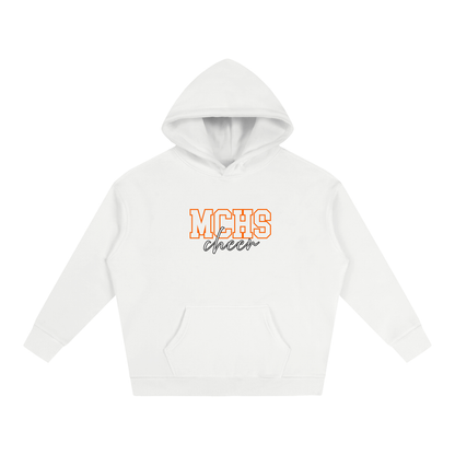 Cursive Front Meigs County Oversize Fleeced Hoodie