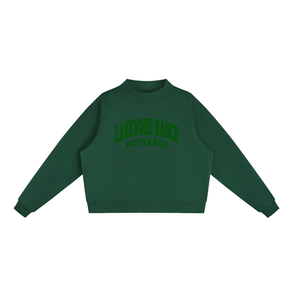 Basic 2 Lakewood Ranch Essential Fleece Mock-Neck Crew Sweatshirt