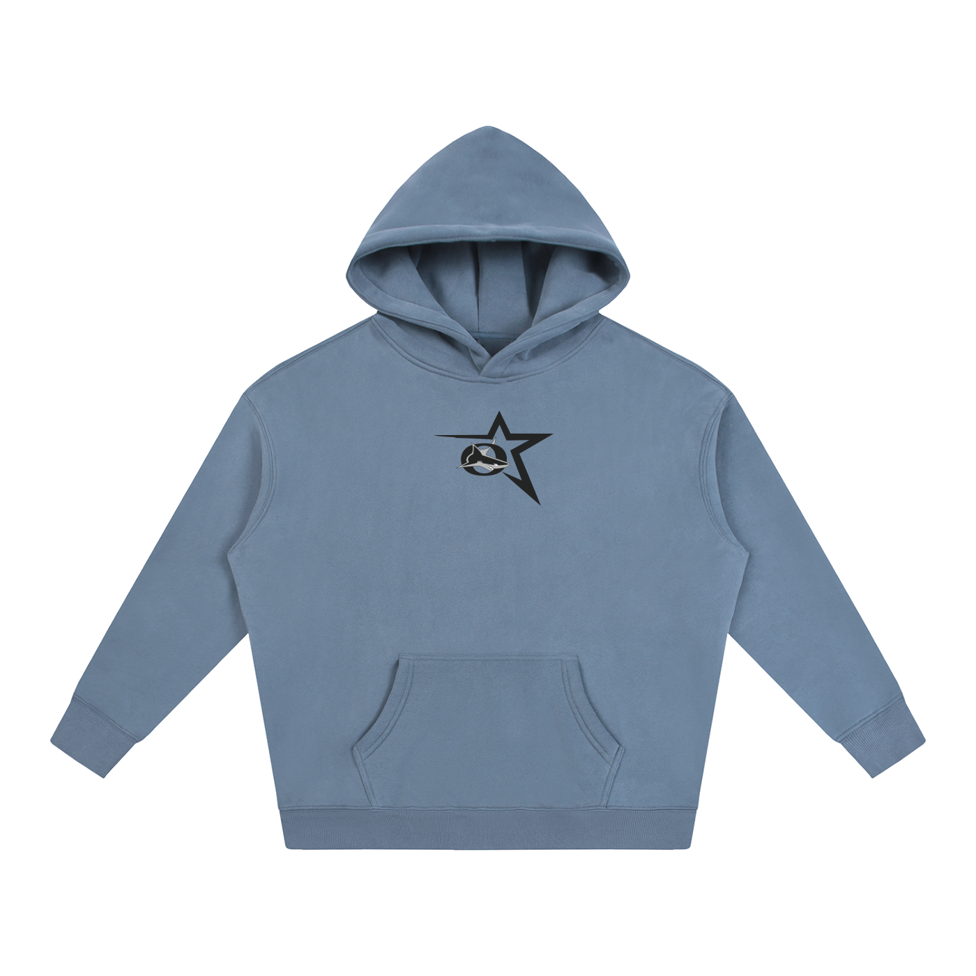 Vector Star Front Oasis Oversize Fleeced Hoodie