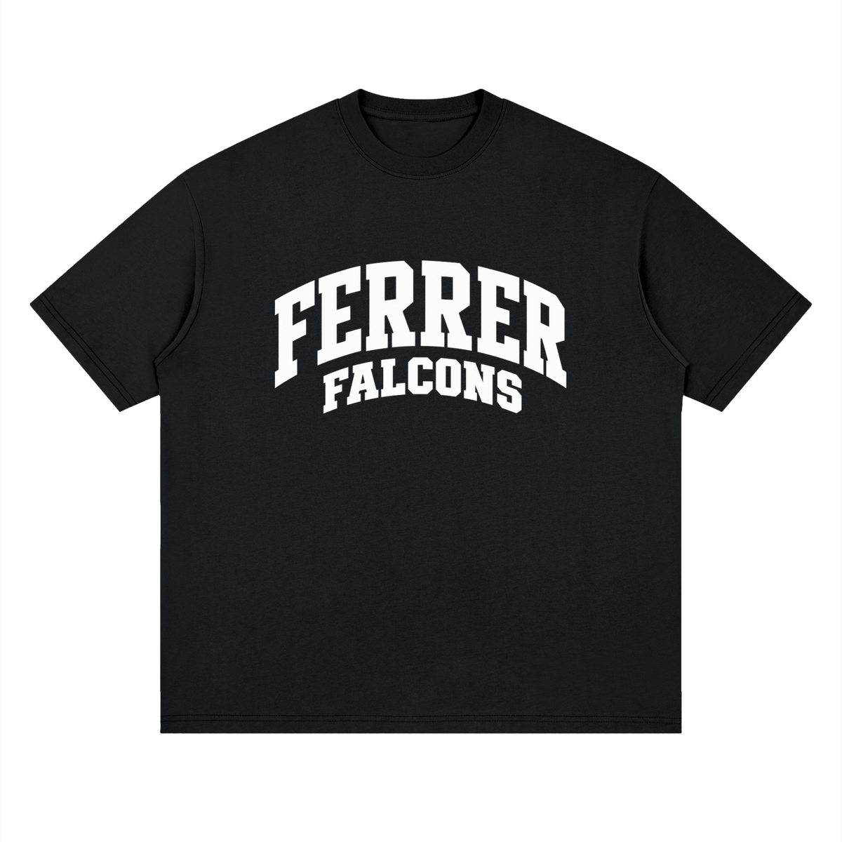 Basic 2 White St Vincent Ferrer Oversized Drop Shoulder T-Shirt