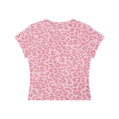 *NEW* Women’s Leopard Print Crop T-Shirt