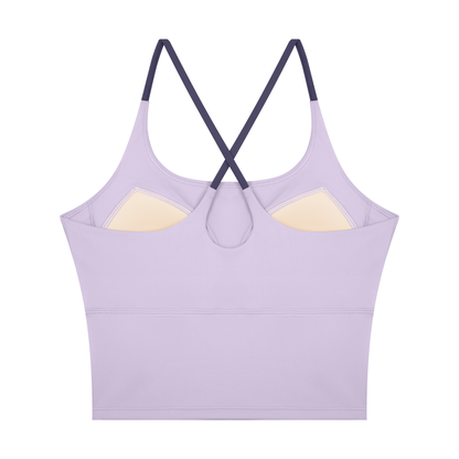 Strive Colorblock Crop Tank