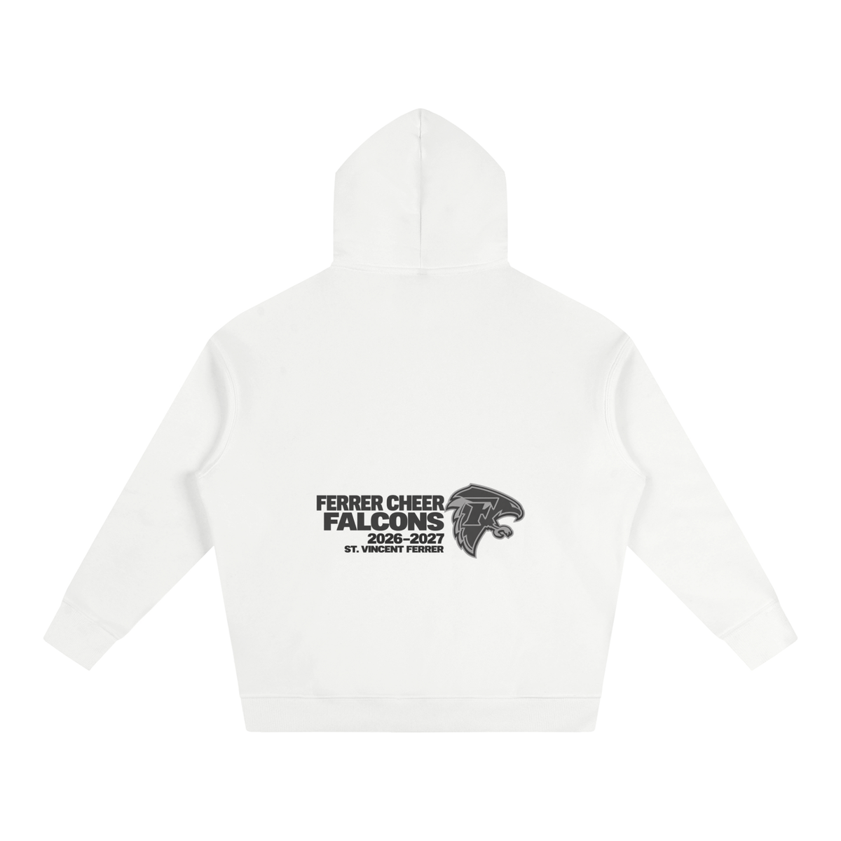 Vector Star Front St Vincent Ferrer Oversize Fleeced Hoodie