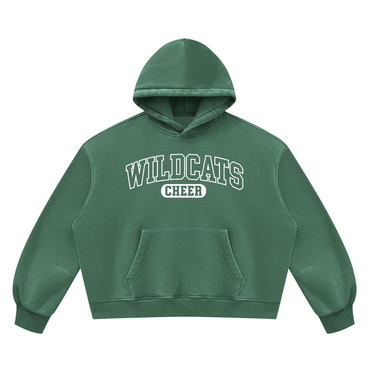 Unisex Vintage Wash Boxy Fleece Hoodie
