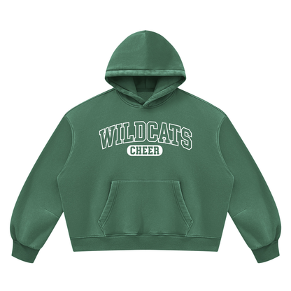 Unisex Vintage Wash Boxy Fleece Hoodie