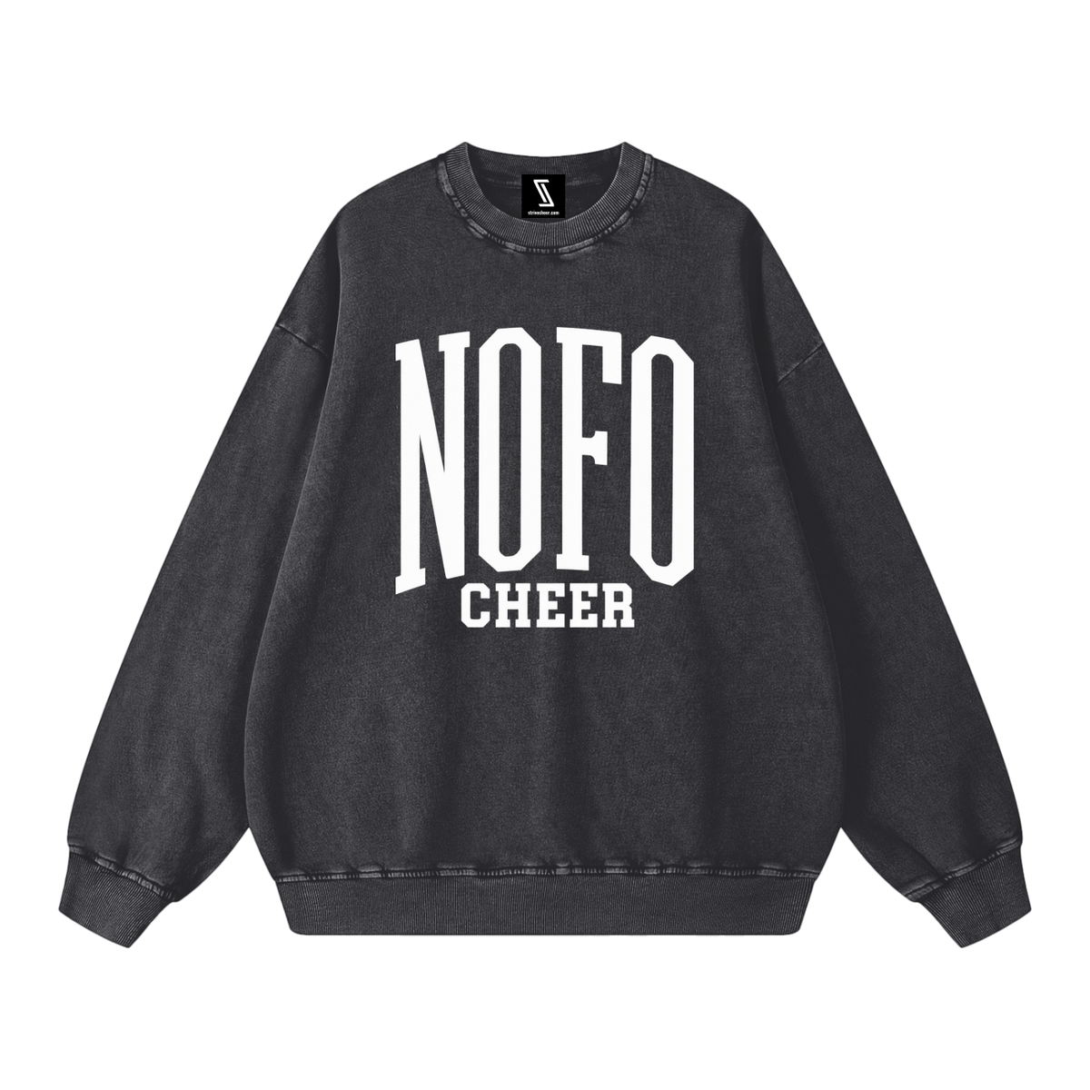 Basic 3 North Fork Snow Washed Oversized Sweatshirt