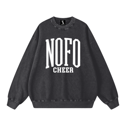 Basic 3 North Fork Snow Washed Oversized Sweatshirt