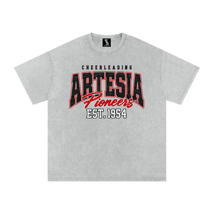 Vintage Artesia Snow Washed Oversized Cotton T-Shirt