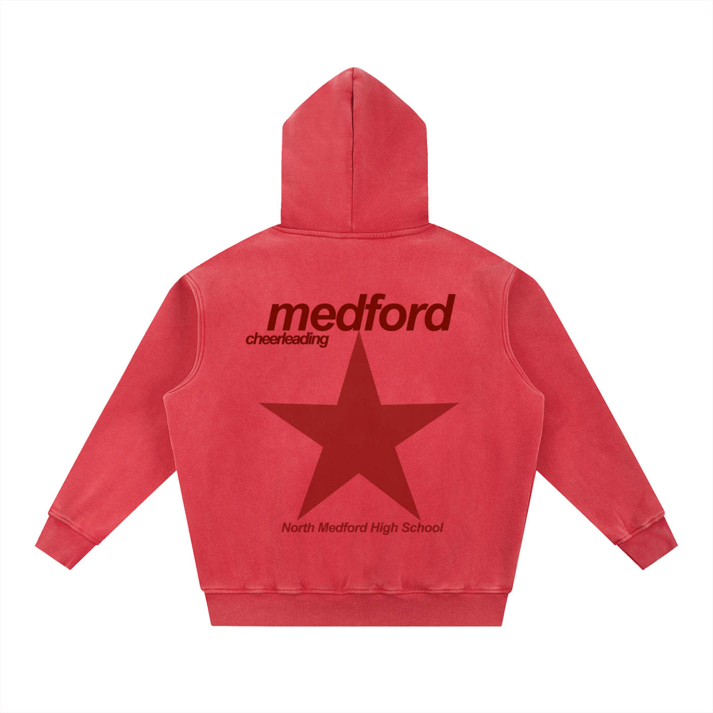 Snow Wash Fleece Oversize Hoodie