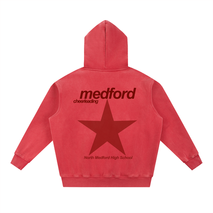 Snow Wash Fleece Oversize Hoodie