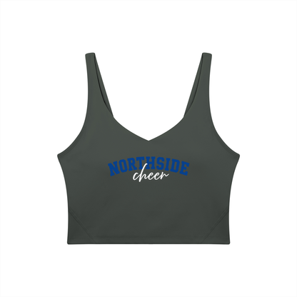 Cursive Northside Women's V-Neck Yoga Sports Bra