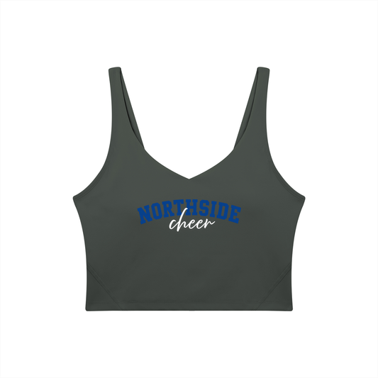 Cursive Northside Women's V-Neck Yoga Sports Bra