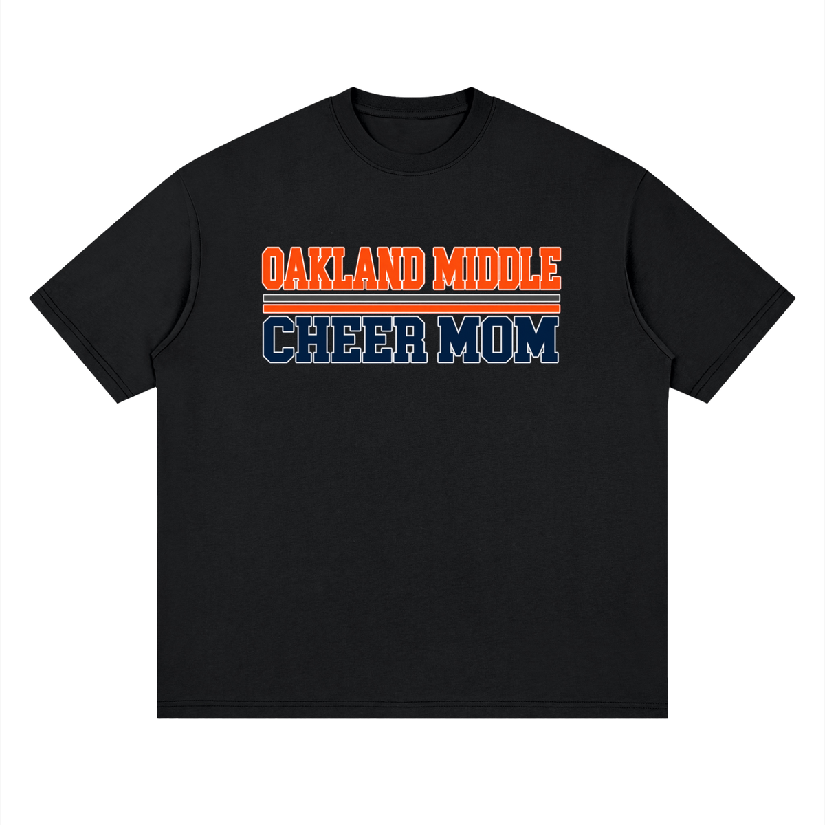 Mom Oakland Middle Oversized Drop Shoulder T-Shirt