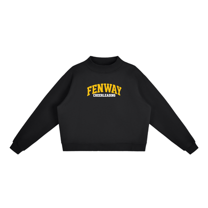 Basic 1 Fenway Essential Fleece Mock-Neck Crew Sweatshirt (printed)