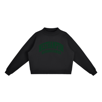 Basic 2 Westhampton Essential Fleece Mock-Neck Crew Sweatshirt