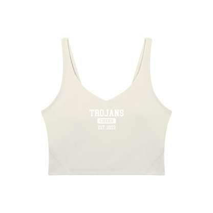Old School James Island Women's V-Neck Yoga Sports Bra