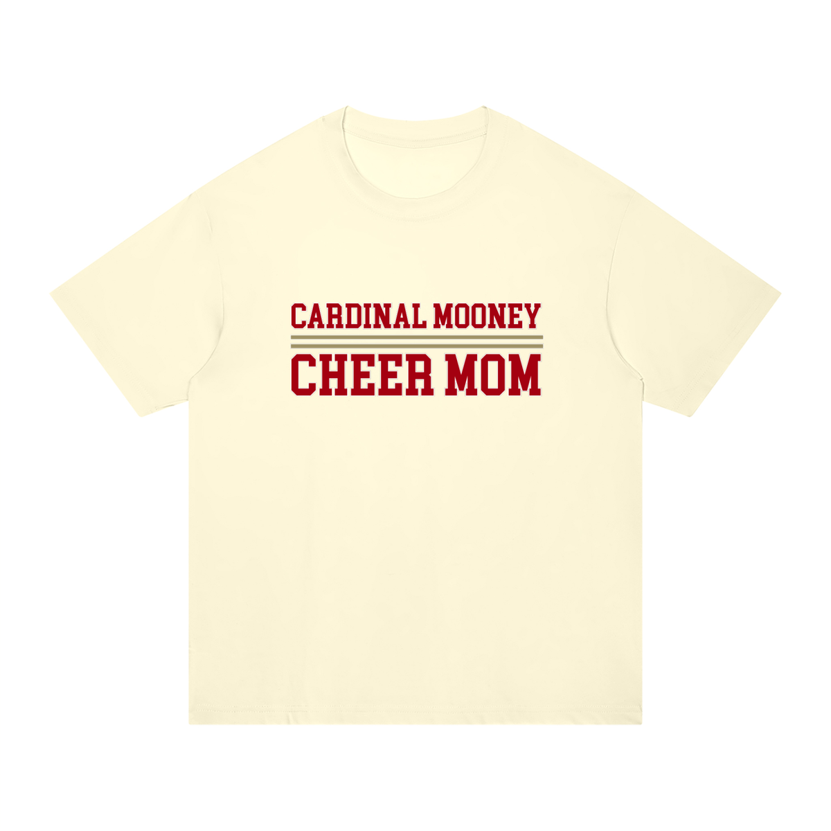 Mom Cardinal Mooney Unisex Regular Fit Cotton T-Shirt