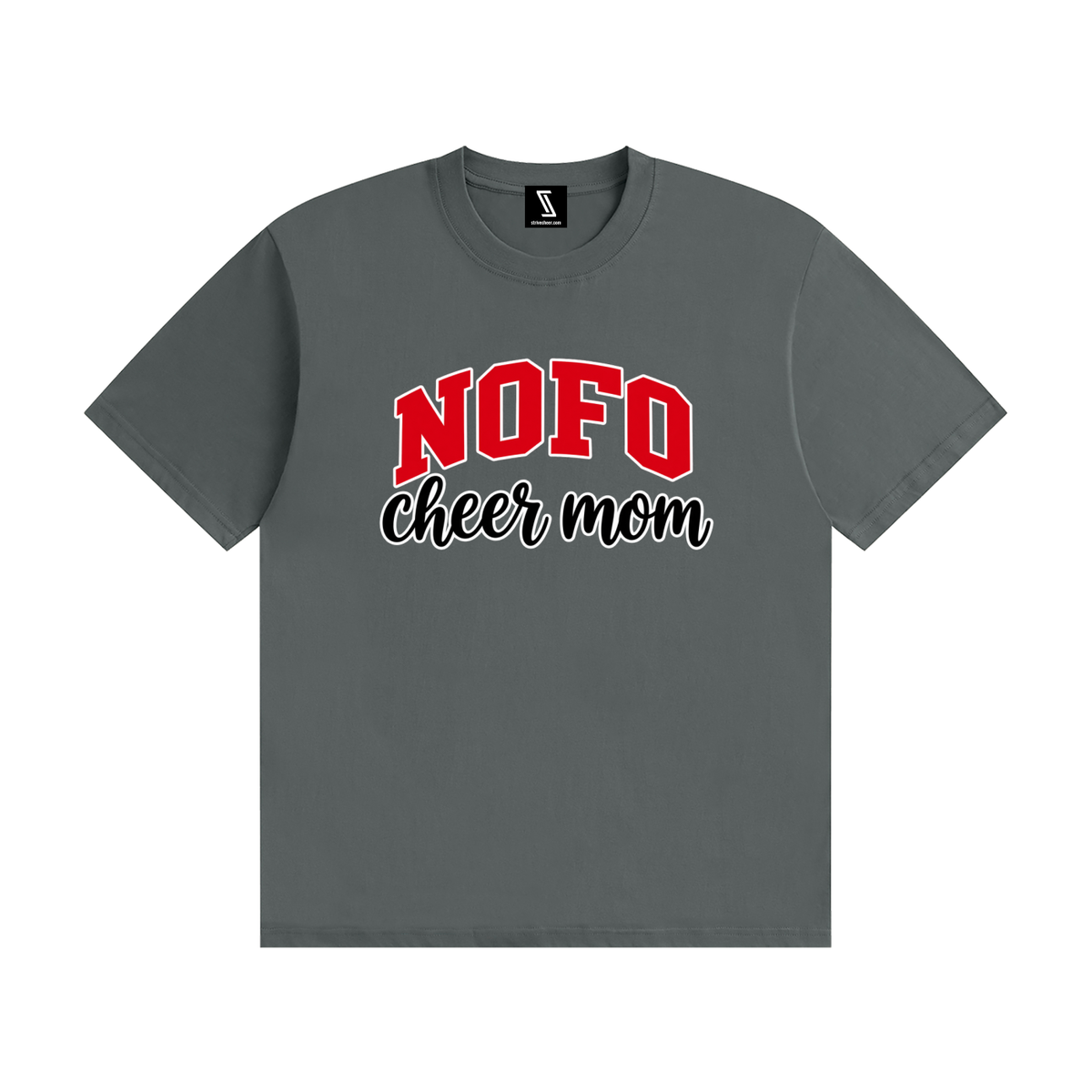 Cheer Mom North Fork Unisex Seamless Cotton T-Shirt