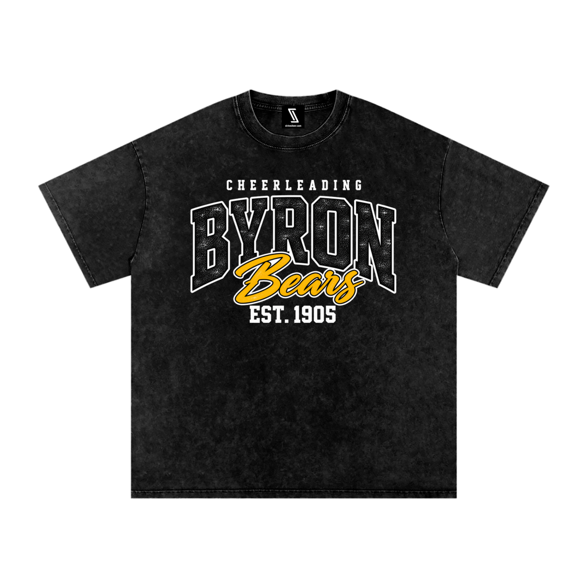 Vintage Byron Snow Washed Oversized Cotton T-Shirt