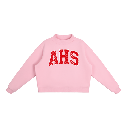 Essential Fleece Mock-Neck Crew Sweatshirt