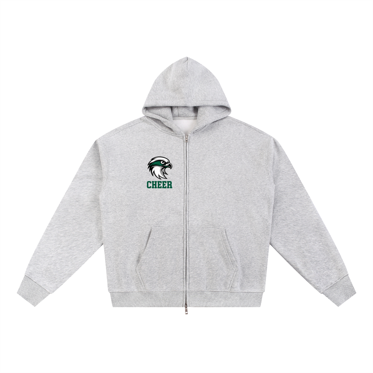 Simple Seahawks Essential Fleece Zip-Through Hoodie
