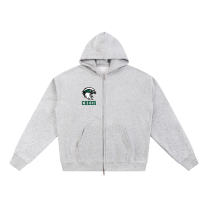 Simple Seahawks Essential Fleece Zip-Through Hoodie