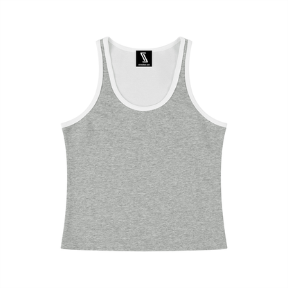 Strive Color Block Cropped Tank