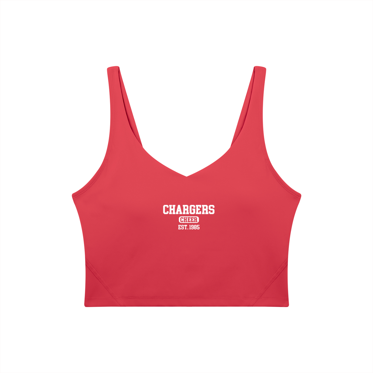 Old School Chatfield Women's V-Neck Yoga Sports Bra