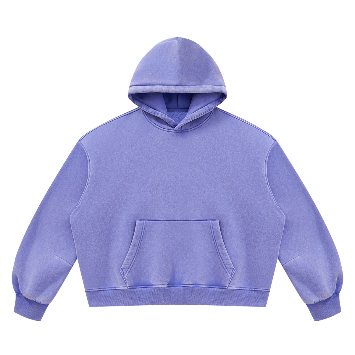 Unisex Vintage Wash Boxy Fleece Hoodie
